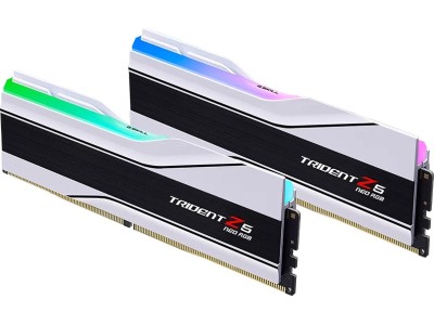 32 GB (2x16GB) DDR5-6400 G.Skill Trident Z5 Neo RGB White CL32, AMD EXPO - Vit#2