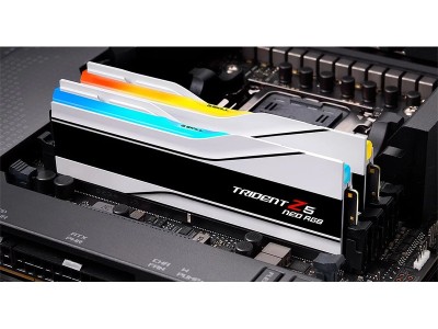 32 GB (2x16GB) DDR5-6400 G.Skill Trident Z5 Neo RGB White CL32, AMD EXPO - Vit#3