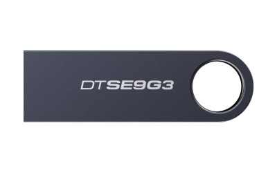 256 GB Kingston DataTraveler SE9 G3, USB 3.2, metallhölje - Svart#2