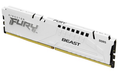 16 GB DDR5-5200 Kingston FURY Beast White CL36, AMD EXPO - Vit