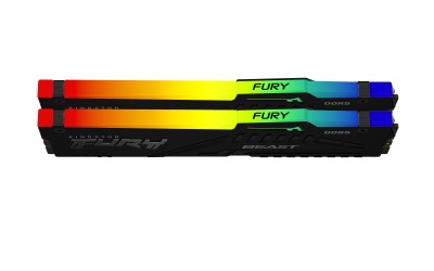 32 GB (2x16GB) DDR5-6800 Kingston FURY Beast Black RGB CL34, AMD EXPO - Svart#2