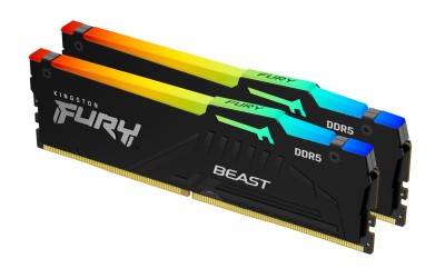 Kingston FURY Beast RGB DDR5 6000MHz CL30 16GB (2x8) EXPO/XMP
