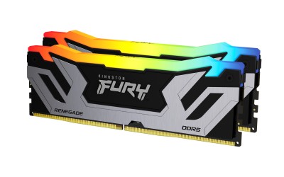 48 GB (2x24GB) DDR5-8800 Kingston CUDIMM FURY Renegade RGB CL42 - Svart/Silver#2