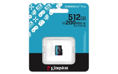 Micro Secure Digital SDXC 512 GB Kingston Canvas Go! Plus, 170/90 MB/sek, Class 10, U3, V30, A2#3