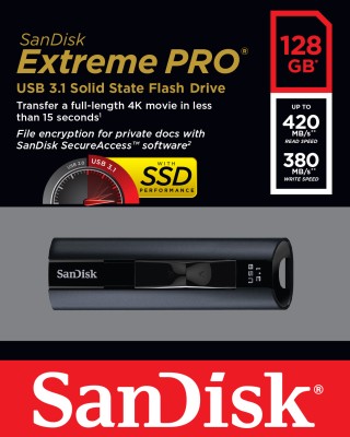 128 GB SanDisk Extreme PRO Solid State Flash Drive USB 3.2#4