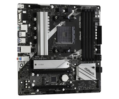 ASRock A520M Pro4 Micro-ATX AM4 AMD A520#3