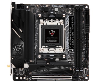 ASRock Phantom Gaming A620I Lightning WiFi Mini ITX