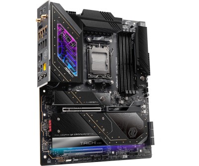 ASRock X870E Taichi Moderkort Socket-AM5, DDR5, ATX, 2xPCIe 5.0, 5G LAN, Wi-FI 7, Bluetooth, 2xUSB 4#8