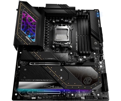 ASRock X870E Taichi Moderkort Socket-AM5, DDR5, ATX, 2xPCIe 5.0, 5G LAN, Wi-FI 7, Bluetooth, 2xUSB 4#12