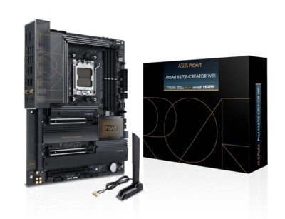 Asus ProArt X670E-CREATOR WIFI, AMD AM5, ATX, 4xDDR5, 3xPCI Express, 4xM.2 + SATA3 RAID, HDMI/2xUSB4, USB-C, 10Gbe+2.5Gbe LAN, WiFi 6E, Bluetooth