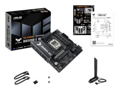 Asus TUF GAMING B850M-E WIFI, AMD AM5, MicroATX, 4xDDR5, 2xPCI Express, 3xM.2 + SATA3 RAID, HDMI/2xDP, USB-C, 2.5GbE LAN, WiFi 6E, Bluetooth 5.3, Aura Sync RGB#5