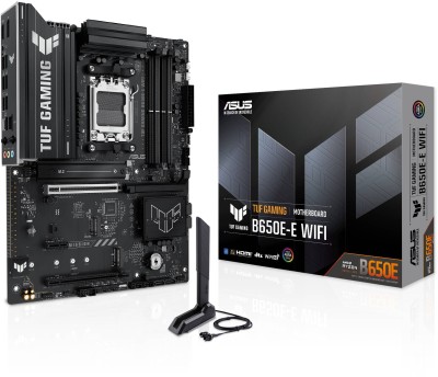 Asus TUF GAMING B650E-E WIFI, AMD AM5, ATX, 4xDDR5, 3xPCI Express, 3xM.2 + SATA3 RAID, HDMI/DP, USB-C, 2.5Gbe LAN, WiFi 6E, Bluetooth 5.3, Aura Sync RGB