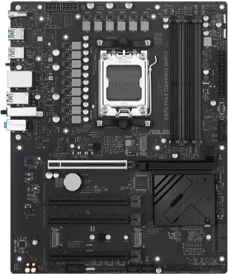 Asus X870 MAX GAMING WIFI7, AMD Socket AM5, ATX, 4xDDR5, 4xPCI Express, 3xM.2 + SATA3 RAID, HDMI/2xUSB4, 2.5GbE LAN, WiFi 7, Bluetooth 5.4, Aura Sync RGB