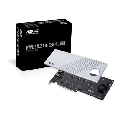 Asus Hyper M.2 X16 CARD Gen4, RAID-kort för 4xM.2#3