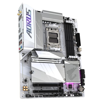 Gigabyte B650E AORUS ELITE X ICE, AMD AM5, PCI Express, ATX, 4xDDR5, 3xM.2 + SATA3 RAID, 2xHDMI/USB-C, 2.5GbE LAN, WiFi 6E, Bluetooth 5.3, RGB Fusion#4