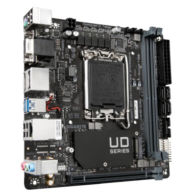 Gigabyte H610I DDR4, Intel LGA1700, PCI Express, Mini-ITX, 2xDDR4, M.2 + SATA3, VGA/HDMI/2xDP, USB 3.2, GigaLAN