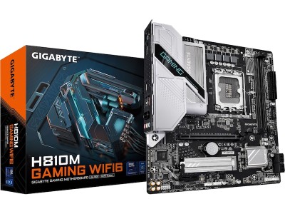 Gigabyte H810M S2H, Intel LGA1851, MicroATX, 2xDDR5, PCI Express, M.2 + SATA3, VGA/HDMI/DP, GigaLAN, RGB Fusion#1