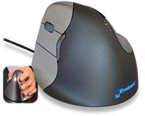 Evoluent Vertical Mouse 4, USB, för vänsterhänta