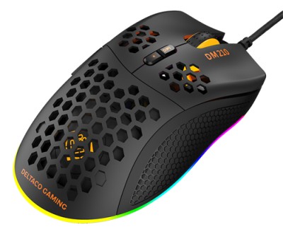 DELTACO GAMING DM210 lightweight gaming mouse, RGB, black#5