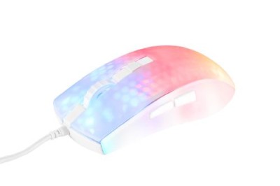 Deltaco Gaming Gamingmus DM310 Semi-transparant - Vit#2