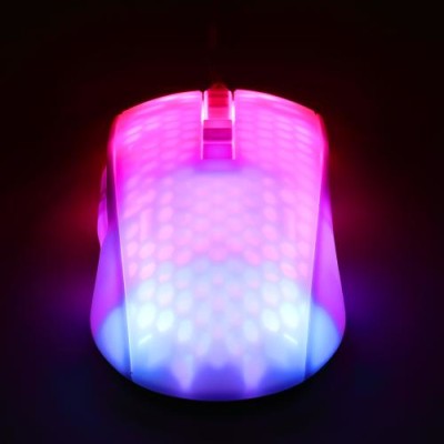 Deltaco Gaming Gamingmus DM310 Semi-transparant - Vit#5