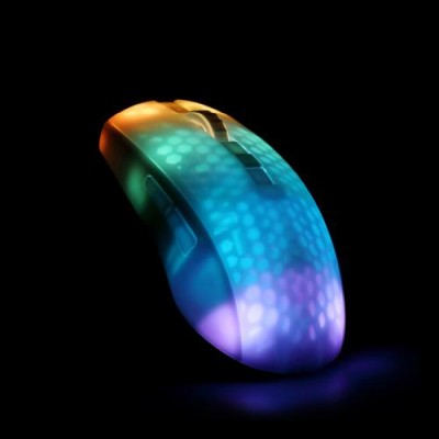 Deltaco Gaming Gamingmus DM310 Semi-transparant - Vit#6