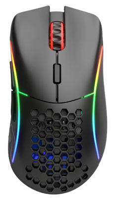 Glorious Model D Wireless, RGB - Matt Svart
