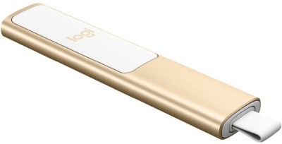 Logitech Spotlight Presentation Remote, Bluetooth, 30 meters räckvidd, markera/förstora/spela video - Guld#1