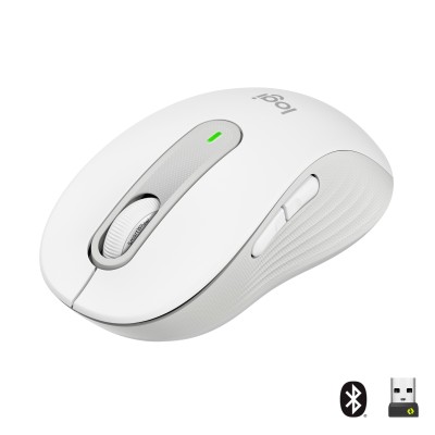 Logitech Signature M650 Medium, 2000 dpi, RF/Bluetooth - Off White#6