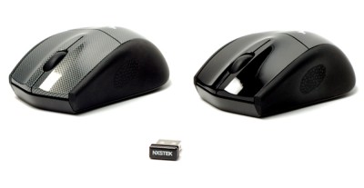 Nexus SM-9000 Silent Laser Mouse, ljudlös/klickfri, nano adapter, Svart