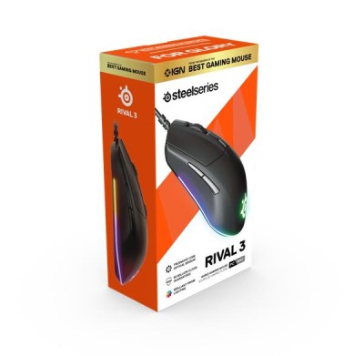 SteelSeries Rival 3, 8500 dpi, RGB, USB#4