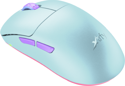 Xtrfy M8 Wireless Frosty Mint, 26000 dpi - Cyan/Lila#1