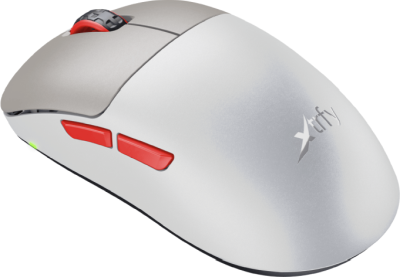 Xtrfy M8 Wireless Retro, 16000 dpi - Ljusgrå#1