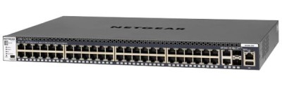 Netgear ProSafe M4300-52G, 48-port Gigabit + 2x10Gbe + 2xSFP 10Gbe, rackmonterad