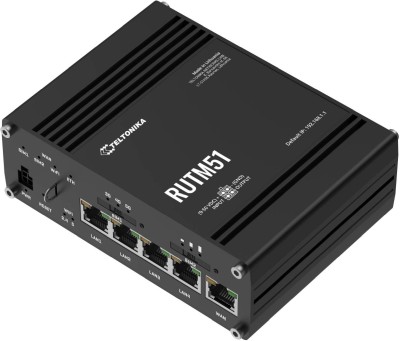 Trådlös 5G-router Teltonika RUTM51, WiFi 5, Dual SIM, WAN, 4xGbE switch#2