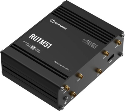 Trådlös 5G-router Teltonika RUTM51, WiFi 5, Dual SIM, WAN, 4xGbE switch#5