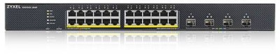 ZyXEL XGS1935-28HP, 24-port GigaLAN PoE 375W + 4x10GbE SFP+, L3 Smart Managed Switch, NebulaFlex#3