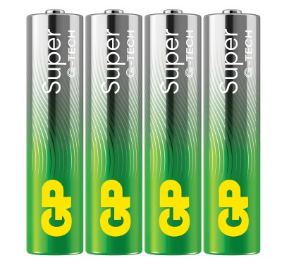 GP Super Alkaline Battery, Size AAA, LR03, 1.5V, 4-pack#2