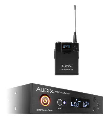 AUDIX AP41BPA, Wireless Microphone System, Beltpack + Reciever Kit#1