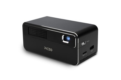 PICZO IRIS Plus Wireless Projector, DMD DLP, WVGA 854x480, 300 ANSI Lumen, högtalare, batteridriven, Android OS, WiFi/Bluetooth