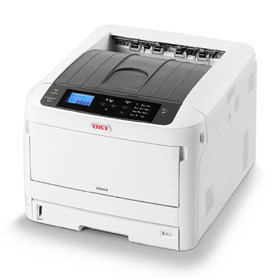 OKI C844dn, A3, 1200x1200 dpi färglaser, 36/36 ppm, duplex, AirPrint, USB/LAN