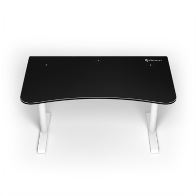 Arozzi Arena Gaming Desk Medium White, heltäckande musmatta - Vit#2