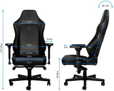 noblechairs HERO - Svart/Guld#6