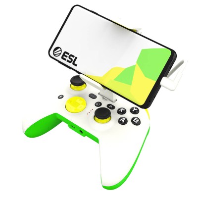 RIOTPWR Android ESL Pro Cloud Gaming Controller - Vit/Grön
