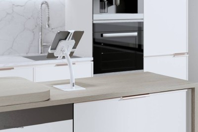 Bordsfäste Neomounts DS15-625WH1 Lockable Universal Tablet Desk Stand, 7.9-11" surfplattor - Vit#10