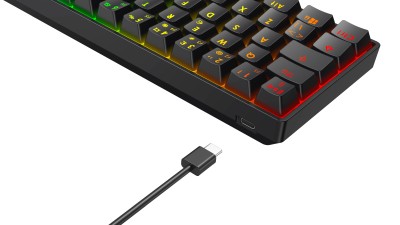 Deltaco_gaming DK470 60% Mechanical Keyboard, Lubed Hot-Swap KTT Switches#4