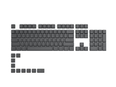 Glorious GPBT Keycaps ISO NOR-Layout (114st) - Black Ash