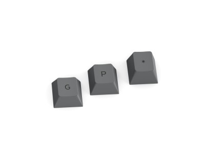 Glorious GPBT Keycaps ISO NOR-Layout (114st) - Black Ash#2