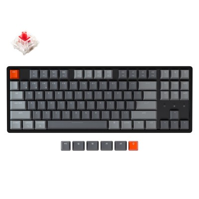 Keychron K8 Wireless RGB TKL Gateron Hot-Swappable Red (Nordisk)