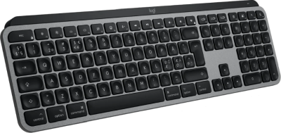 Logitech MX Keys S för Mac, Bluetooth, automatisk bakgrundsbelysning, Mac/iOS, Nordisk layout - Rymdgrå#1
